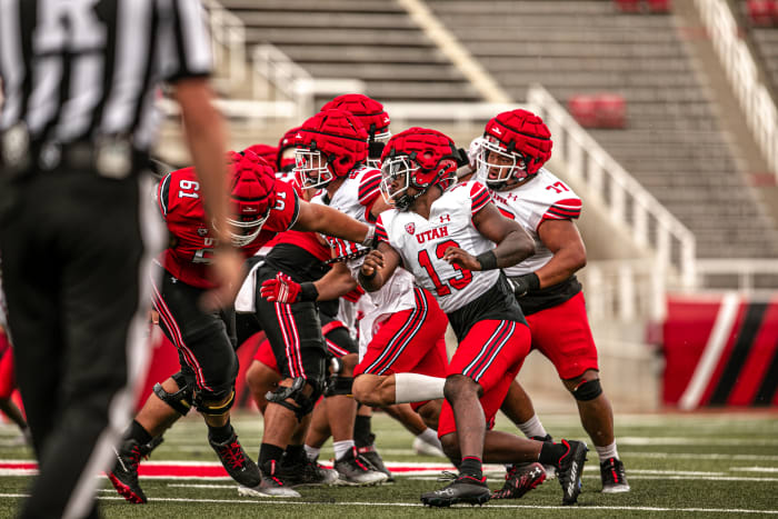 Chase Kennedy, Utah Utes Fall Camp.